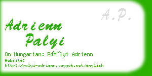 adrienn palyi business card
